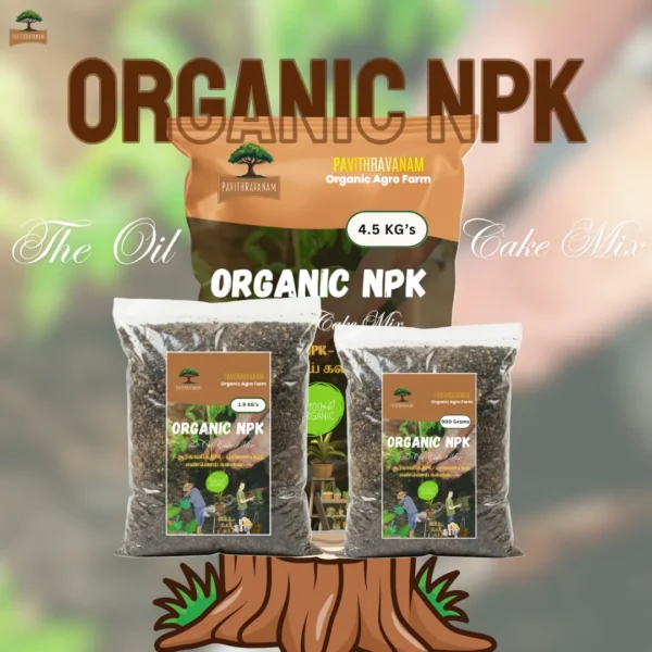 4 Organic NPK Fertilizer - Oil Cake Mix