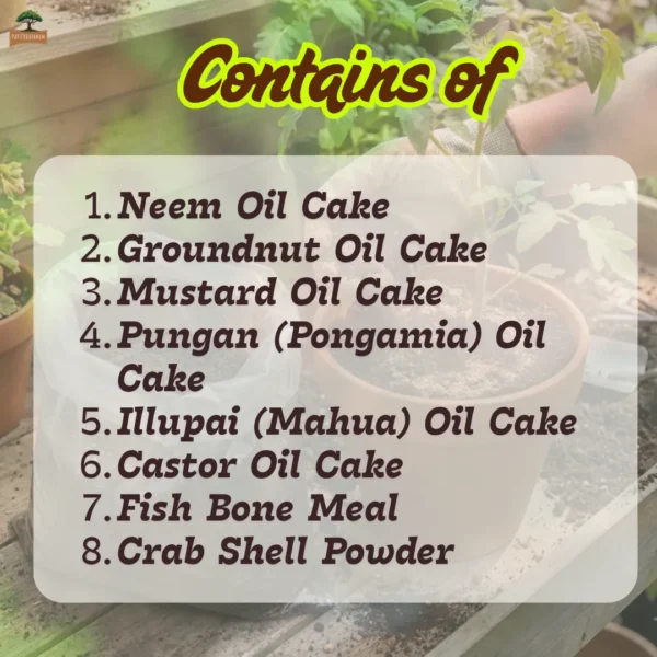 6 Organic NPK Fertilizer - Oil Cake Mix