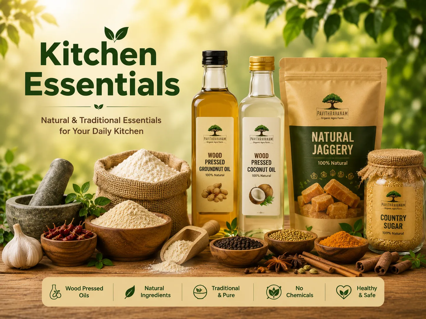 Pavithravanam Kitchen Essentials
