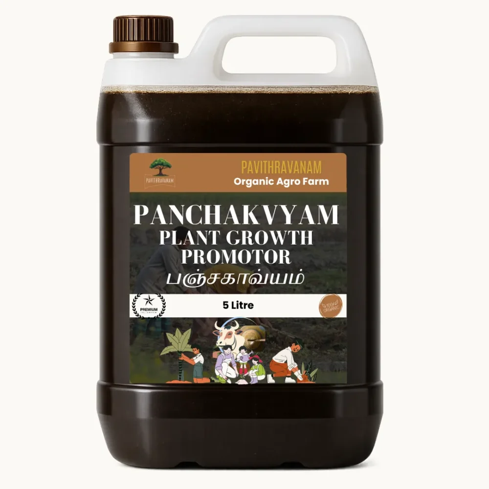 panchagavya-organic-liquid-fertilizer-pavithravanam-5L Pavithravanam Panchagavya Organic Liquid Fertilizer Bottle